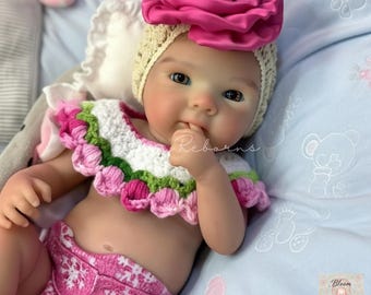 Muñeca bebé renacida de silicona, con peso de 1 kg, 33 cm, ideal como regalo.