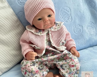Muñeca bebé renacida de silicona de 33 cm y 0,8 kg de cuerpo completo, realista, con peso para recién nacida, regalo de San Valentín.
