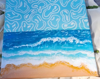 Smiley Face Beach Bum Wall Art