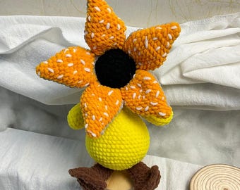 Patrón de pato monstruo a crochet en PDF / Tutorial de pato amigurumi / Guía de crochet de descarga instantánea