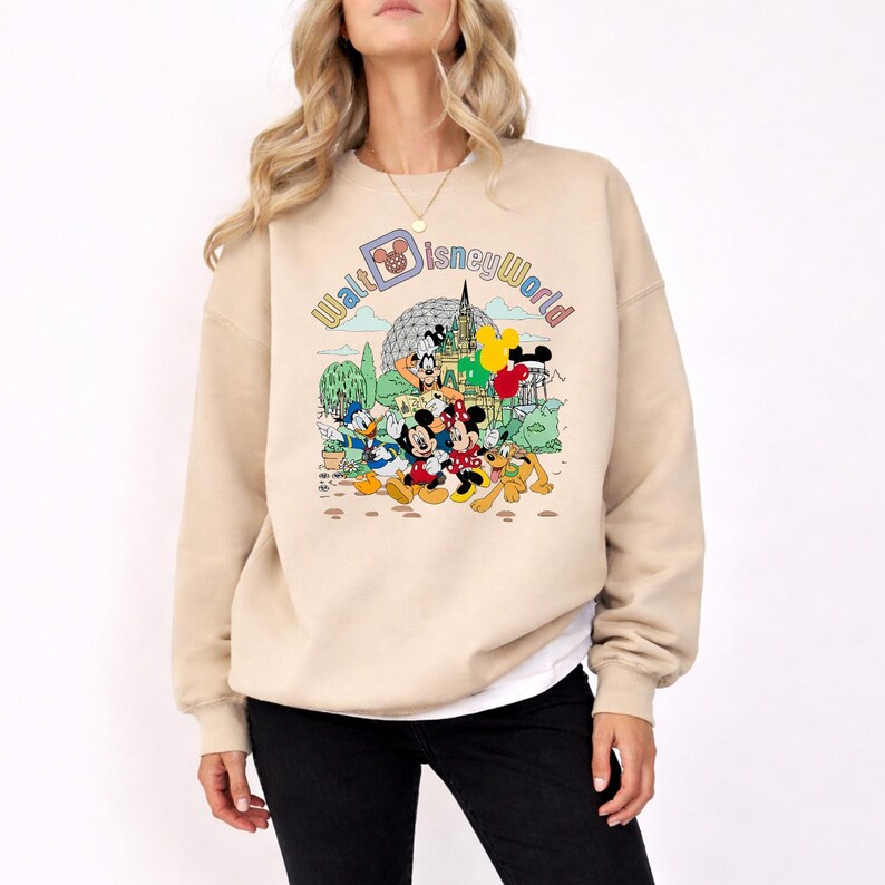 Retro Walt Disneyworld Comfort Colors Shirt, Vintage Disneyworld Shirt, Mickey And Friends Shirt, Retro Disney Shirt, Disney 2026 Trip Tee bild 6