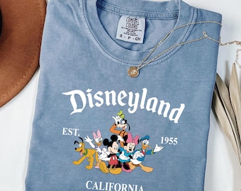 Comfort Colors® Disneyland Est 1955 Shirt, Disneyland California Shirt, Disneyworld Trip Shirt, Disneyland Shirt, Mickey and Friends Shirt
