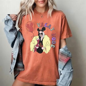 Comfort Colors Disney Villains Vacay Mode Shirt, Funny Disney Villains Shirt, Disneyworld WDW Tee, Funny Disney Tee, Disney Family Trip Tee image 3