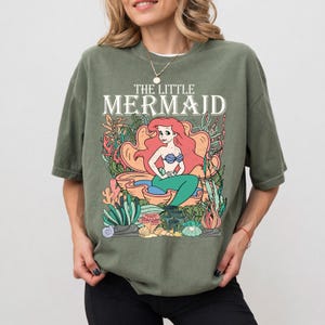 Retro Vintage Ariel The Little Mermaid Shirt, Ariel Mermaid Shirt, Vintage Retro Ariel Shirt, Ariel Flounder Shirt, Disney Princess Shirt bild 2