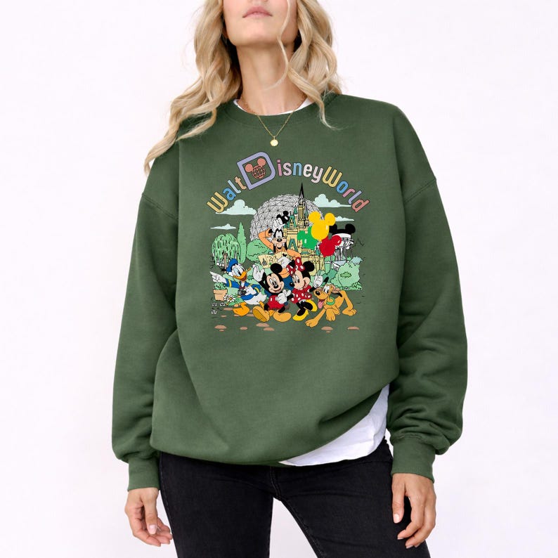 Retro Walt Disneyworld Comfort Colors Shirt, Vintage Disneyworld Shirt, Mickey And Friends Shirt, Retro Disney Shirt, Disney 2026 Trip Tee bild 7