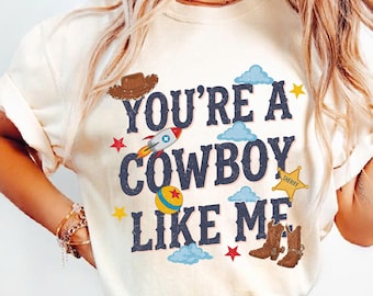 Camiseta vintage de Toy Story, Camiseta "Eres un vaquero como yo", Camiseta de Toy Story 5, Camiseta de viaje familiar a Disneyland WDW, Camiseta del Festival Disney Pixar