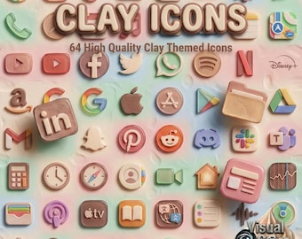 Ton App Icons | Soft Pastel, 4K Auflösung (Digital Download