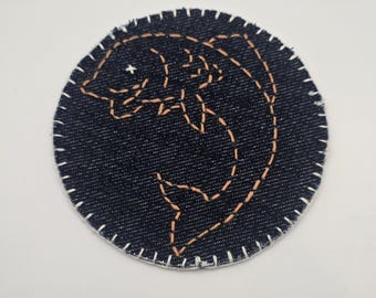 Hand Sewn Sashiko Coaster