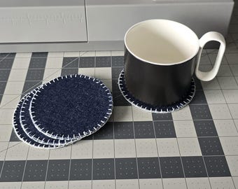 Hand Sewn Denim Coaster