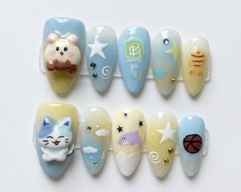 NCT Wish Nail Set - Etsy