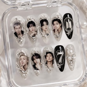 Jimin nails - Etsy 日本