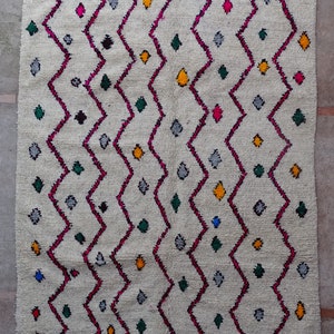 260X155cm 8'5x5 AZ43158 Azilal rug Beniourain, Beniouarain, benirug berber rug visit our 900 choices at moroccan-berber-rugs.com image 2