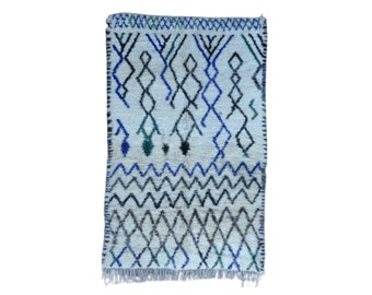 270X170 cm 8'8"x 5'5" BOA58060 Beni ourain, Beni ouarain, Benirug, 100% wool berber rug, visit our 900 choices at moroccan-berber-rugs.com