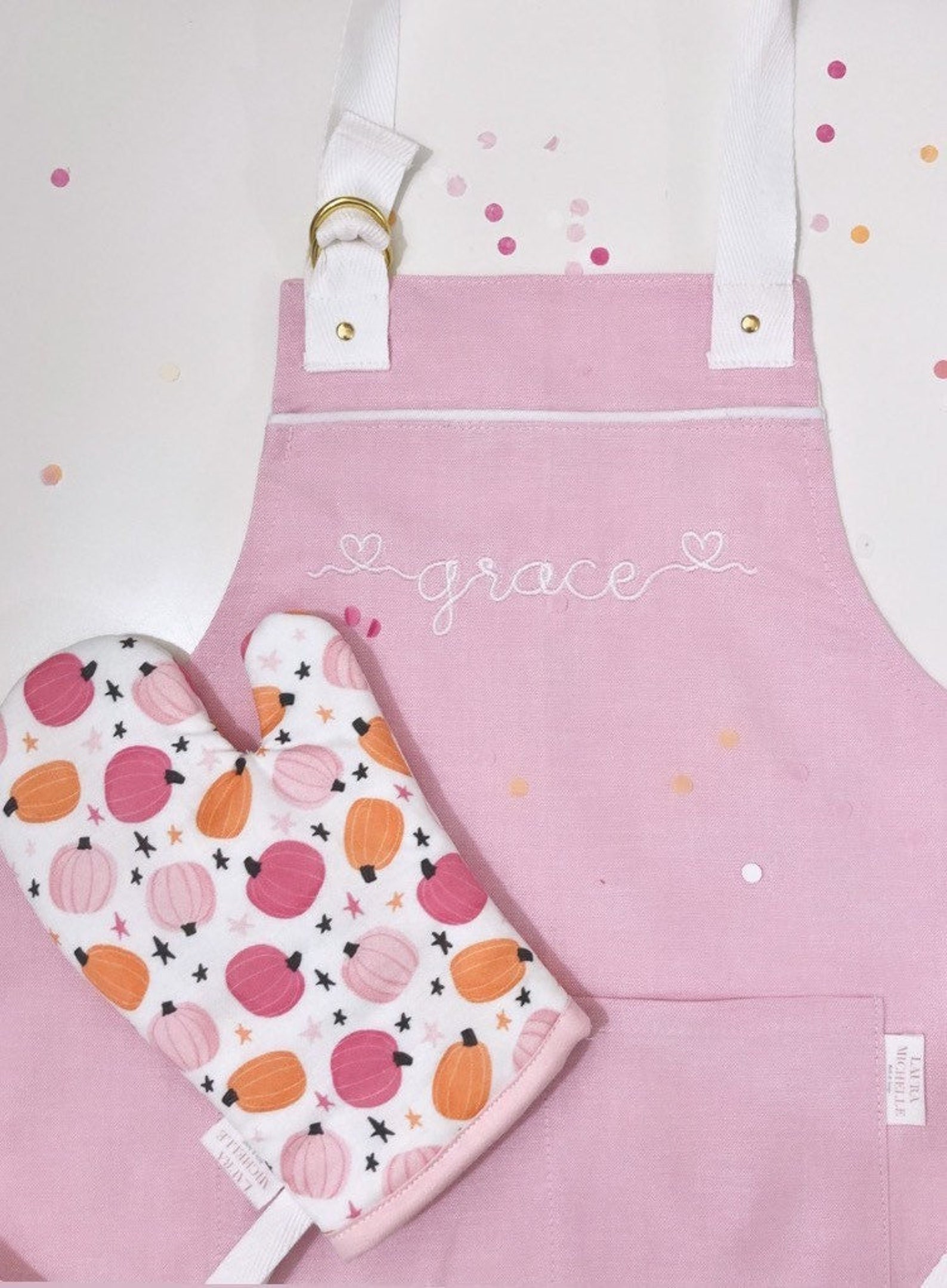 Custom Inked Minis Girls Apron main image 1