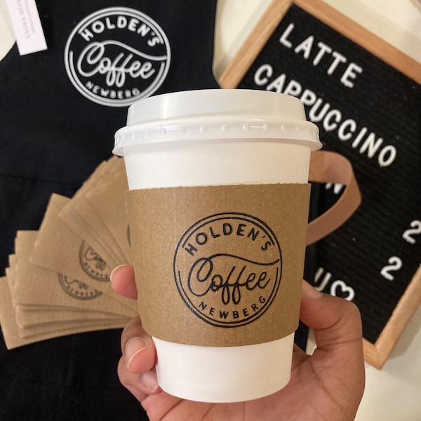 Coffee Sleeve Die Etsy