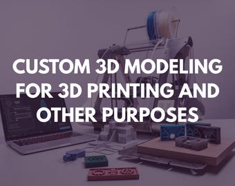 Benutzerdefinierte 3D-Modelldatei | STL, 3MF Druckfertiges Design (Digitaler Download)
