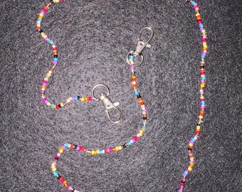 Fruity Pebbles but Blacker CHAIN NO. 293819 || Necklaces with Double Chain Clasps || 26.75 inches length || One-Of-A-Kind