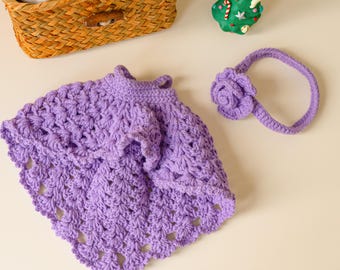 Handgemachtes gehäkeltes Prinzessinnen Kleid Outfit für Plüschpuppen Das Monster Geburtstag Jahrestag Thanksgiving Weihnachtsgeschenk für Freund Puppenliebhaber