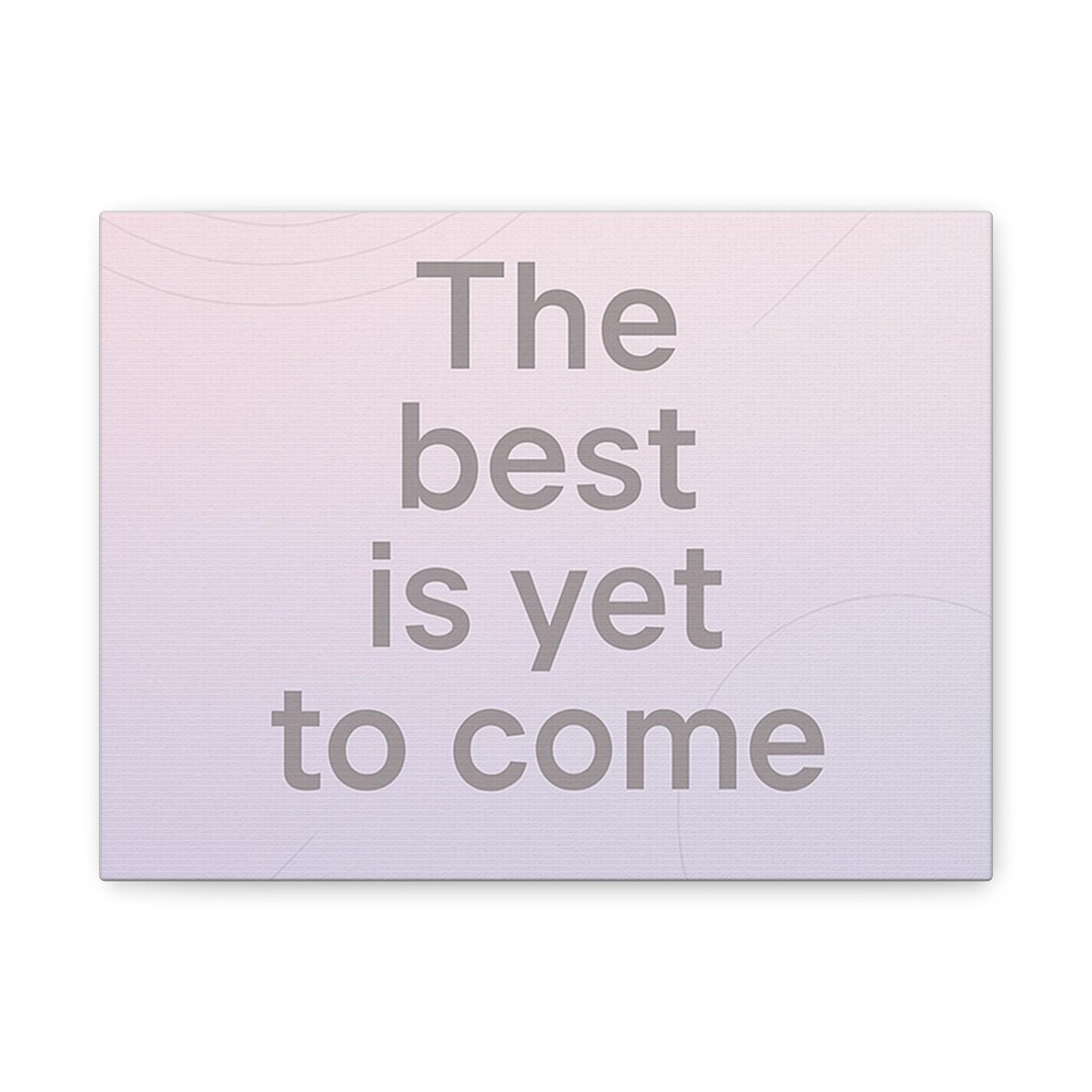 Inspirational Art Print, Motivational Wall Decor, Positive Quote Canvas ...