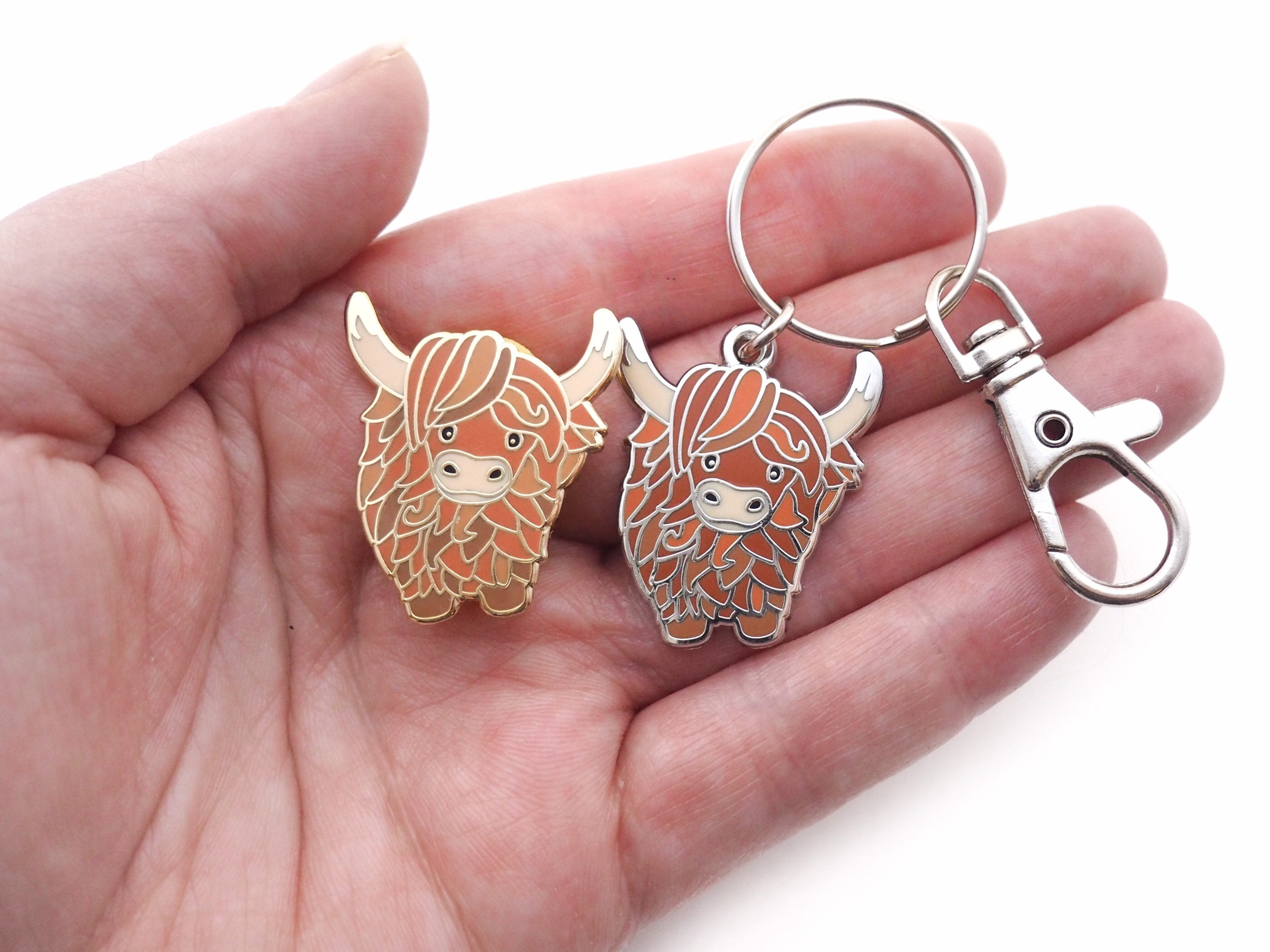 Key Ring: Sparkle Cow - Celtic Heritage