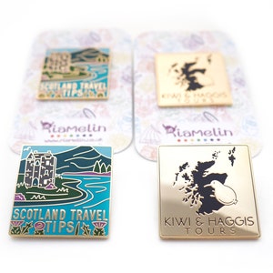 Scotland Travel Tips enamel pin. image 7