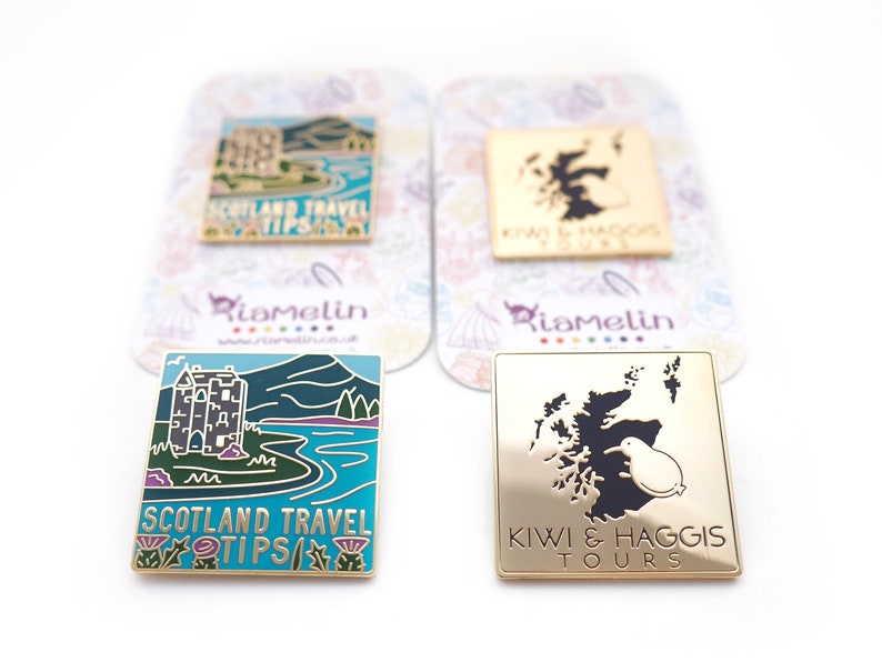 Scotland Travel Tips enamel pin. image 7
