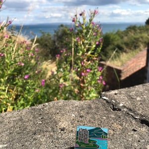 Scotland Travel Tips enamel pin. image 6