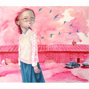 Limited edition Giclee print &quot;Bubblegum-blues&quot;