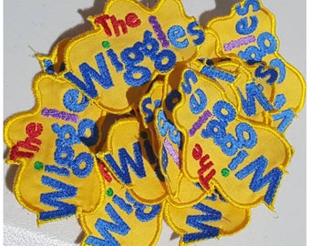 Wiggles Logo Motif -WITH EXPRESS POSTAGE in Australia only.