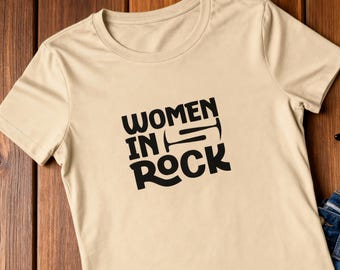 Women's T-Shirt, Empowering Gift for Rocks Lovers, Birthday Gift,  Geology Woman