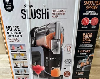 NUOVO - Ninja Slushi FS301 Macchina professionale per granite da 150 oz MAX/96 oz/88 oz/72 oz - Nuova granita SPEDIZIONE VELOCE
