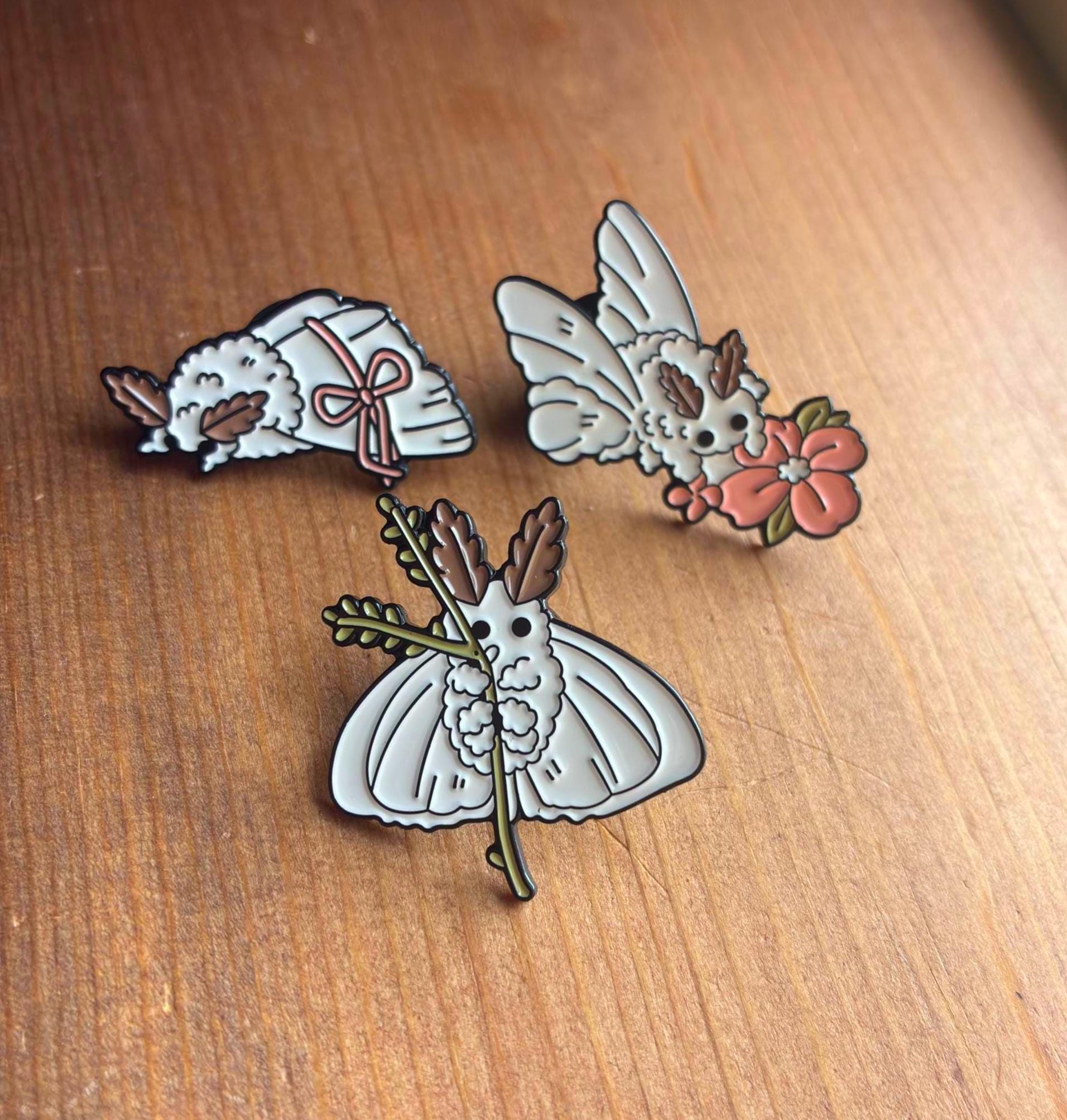 Moth Brooches - Etsy