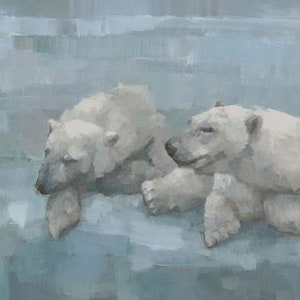 Polar Bear Painting Signed Giclee Fine Art Print image 3