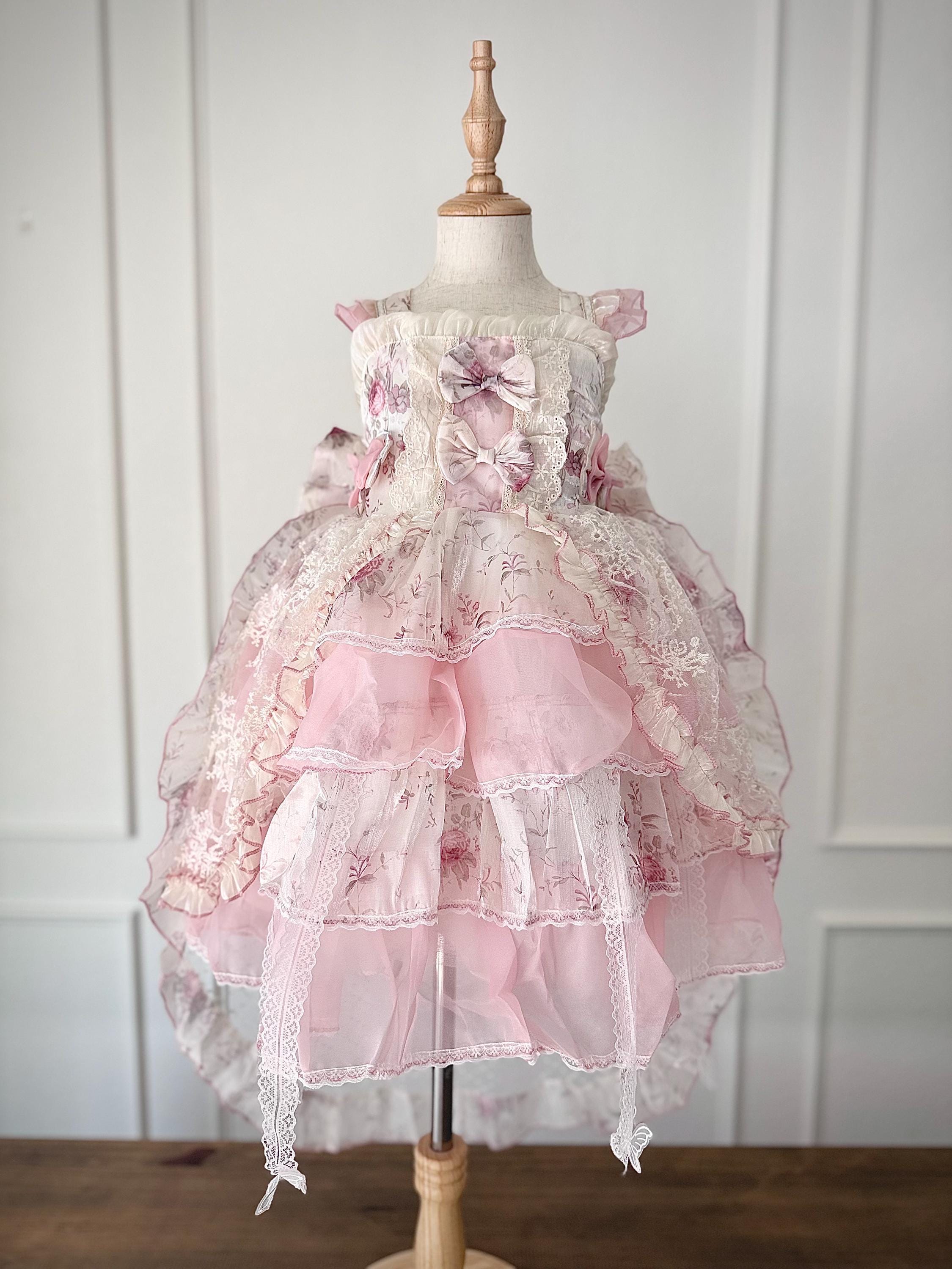 white christmas dresses Winter Shining Star Maxi Dress – Mia Belle Girls main image 1