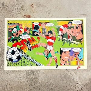Nike Soccer Poster - Etsy