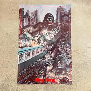 King Kong 1976 Poster - Etsy