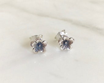 Boucles d'oreilles fleurs de cerisier, boucles d'oreilles fleurs, bijoux fleurs, tige fleur de cerisier, boucles d'oreilles tige