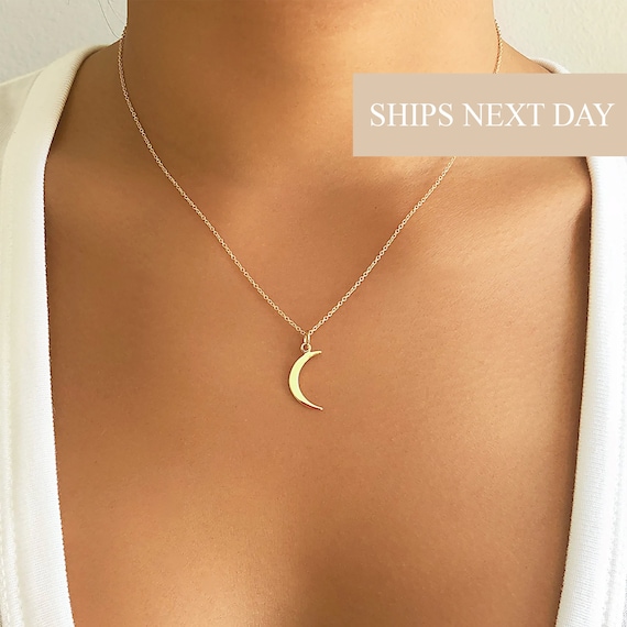 Crescent Moon Necklace – Altar PDX