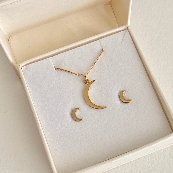 Crescent moon necklace store this is us