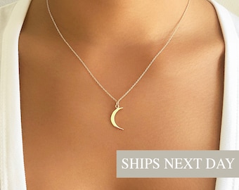 Moon Necklace Crescent Moon 