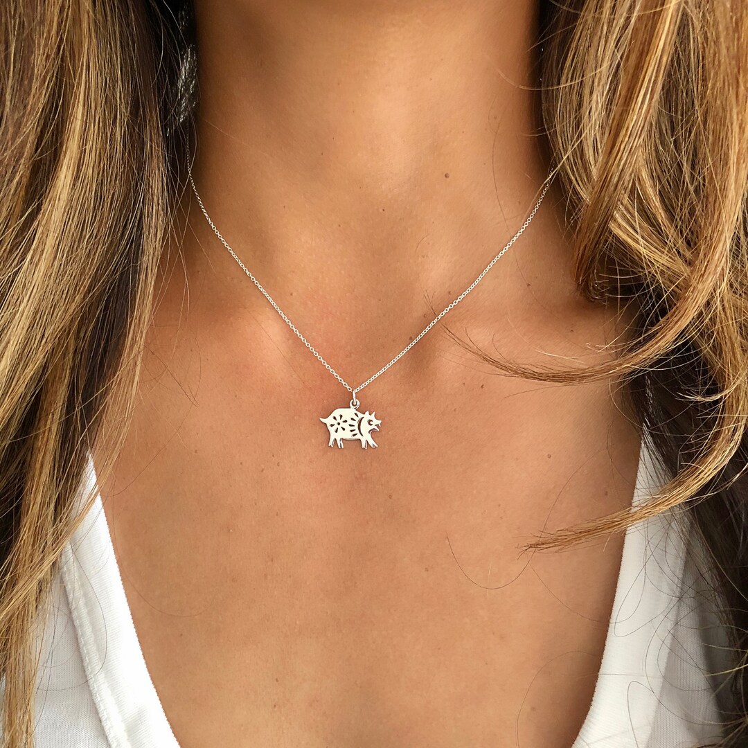 Chinese Zodiac Charm Necklace Chinese Zodiac Gift for Her Etsy