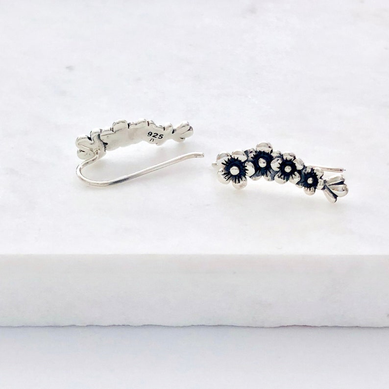 Cherry Blossom Cherry Blossom Ear Climbers Cherry Blossom Earrings