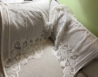 Vintage Lace Window Valance