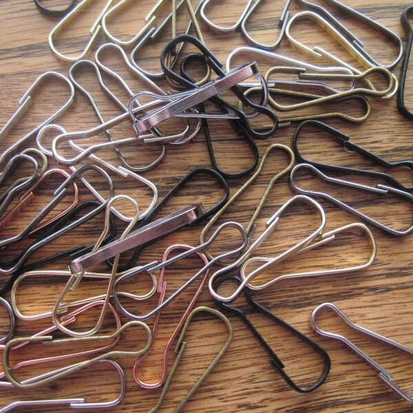 50 Color Zipper pulls, Clasp, Lanyard hooks, Bottle Cap Hooks