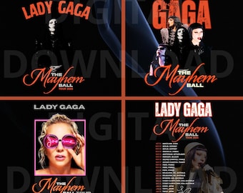 Lady Gaga PNG File: T-Shirt Print Ready (Digital Download)
