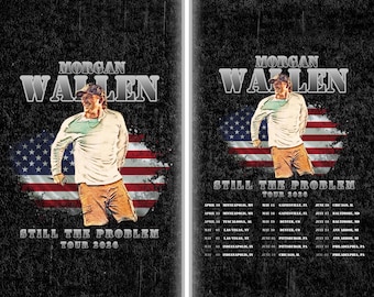 File PNG di Morgan Wallen: pronto per la stampa su maglietta (download digitale)