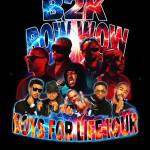 B2K Bow Wow PNG: Design para camiseta (Download digital)