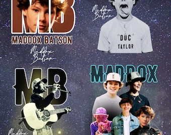 Maddox Batson PNG File: T-Shirt Print Ready (Digital Download)