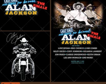 Alan Jackson PNG File: T-Shirt Print Ready (Digital Download)