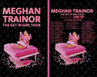 Arquivo PNG da Meghan Trainor: Pronto para impressão em camisetas (Download digital)